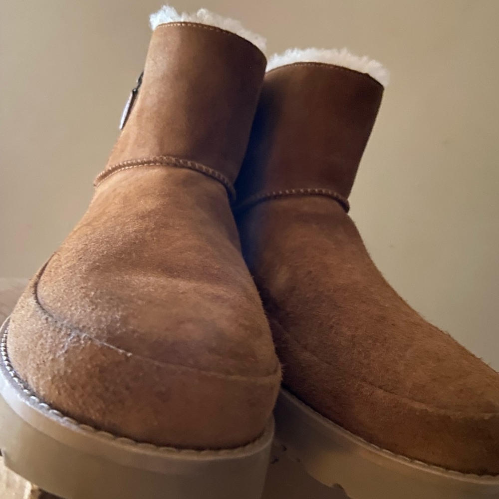 Ugg Classic Mini Bailey Zip - In Good Preowned Co… - image 7